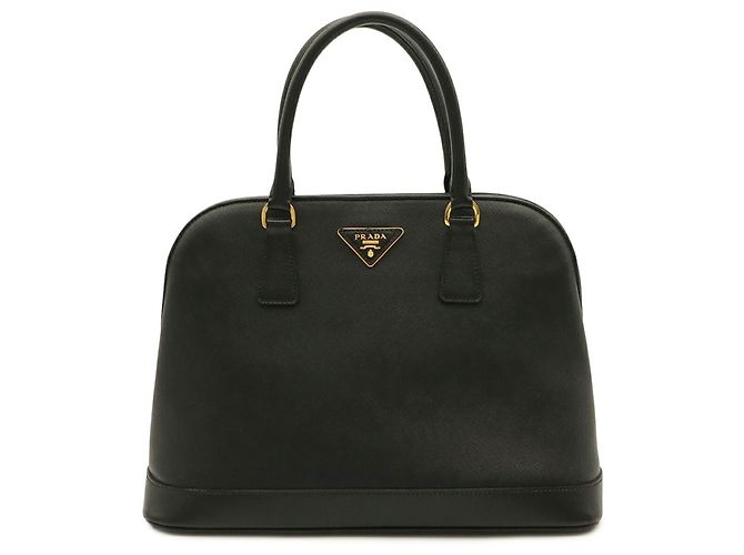 Prada Saffiano Leather Handbag Black