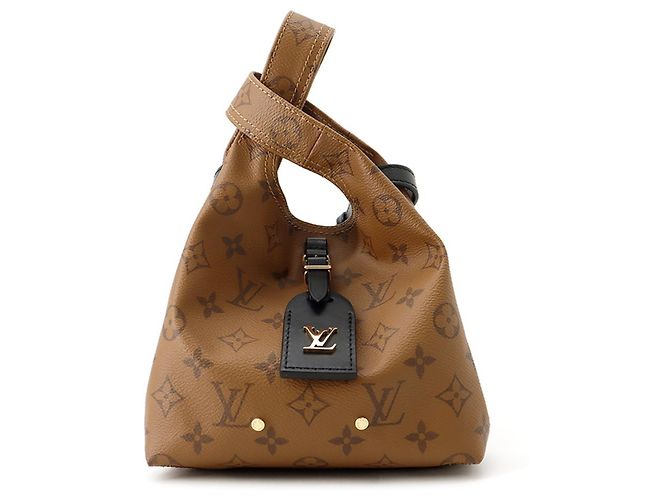 Bolsa Louis Vuitton Monogram Reverse Atlantis BB Marrom