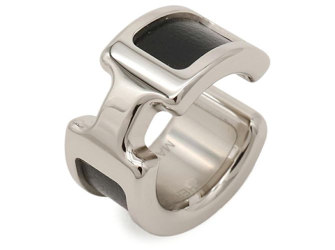 Hermès Ear Cuff Olympe PM HERMES Nero Argento 