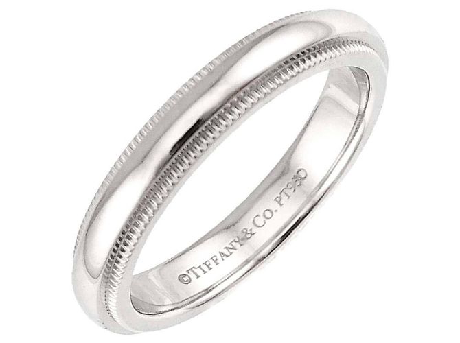 Anillo de banda Milgrain Tiffany & Co.