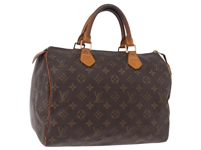 LOUIS VUITTON Monogram Speedy 30 Handtasche M41526 LV Auth 190917 Monogramm