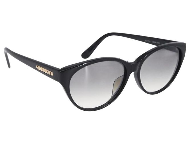 Céline CELINE Sunglasses plastic Black Auth BA14448
