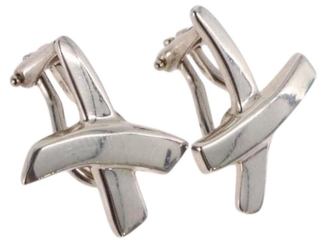 Autre Marque Orecchini TIFFANY&Co. Paloma Picasso Graffiti X Argento Ag925 Auth SW2552