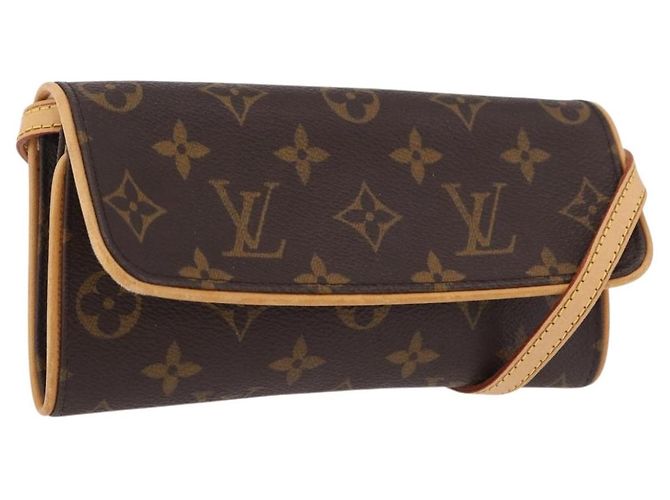 LOUIS VUITTON Pochette Twin PM Monogram Borsa a Spalla M51854 LV Auth ka5272A Monogramma