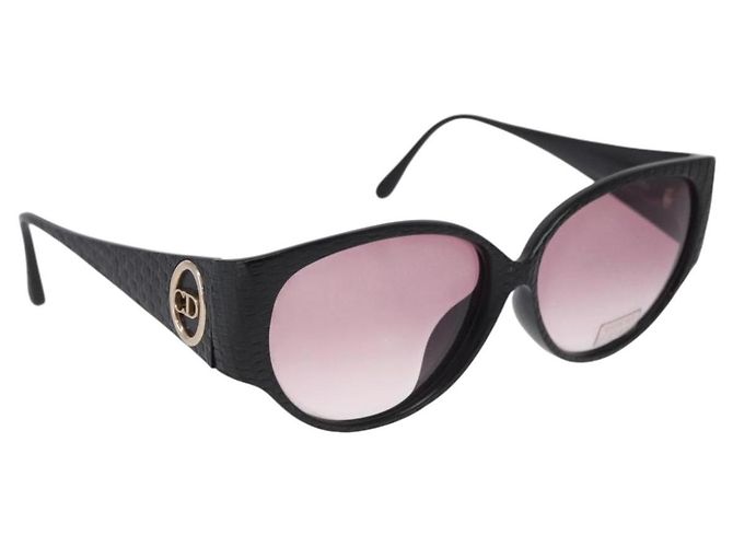 Christian Dior Sunglasses plastic Black Auth BA14447A