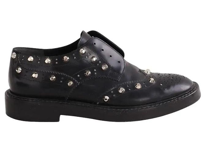 Scarpe stringate Balenciaga in pelle nera Nero