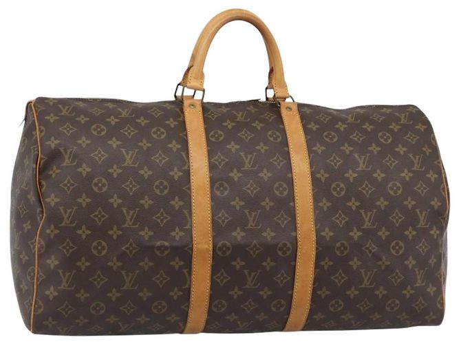 LOUIS VUITTON Borsa Boston Monogram Keepall 55 M41424 LV Auth 190412A Monogramma