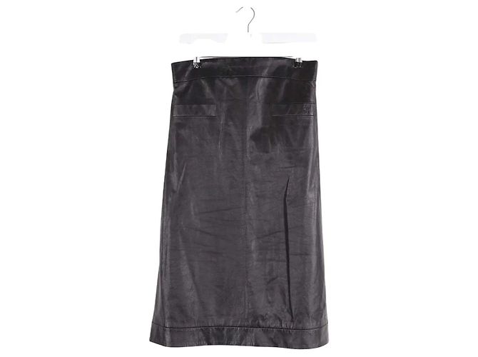 Chanel Ärmelloses schwarzes Kleid