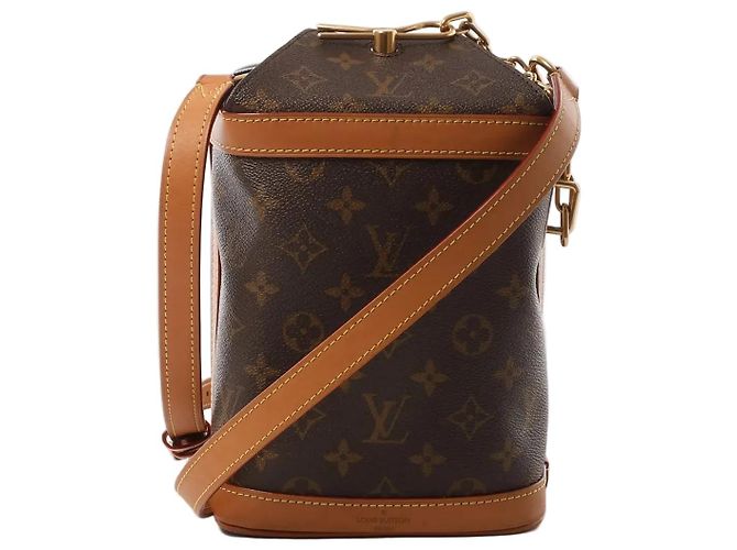 Louis Vuitton Milk Box Umhängetasche aus Monogram Canvas in Braun M44877 Beige