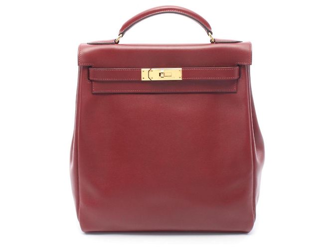 Hermès Sac à dos/Sac à main Hermes Kelly Ad GM Rouge Bordeaux