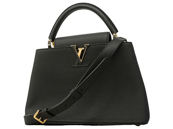 Louis Vuitton Capucines MM Handtasche Schwarz