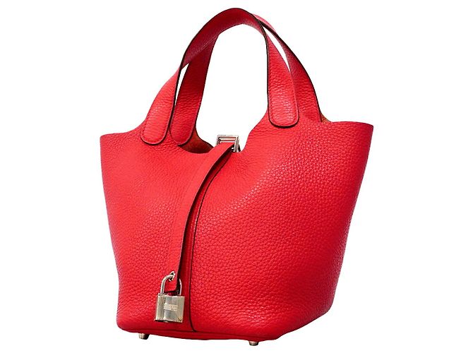 Hermès Bolsa Hermes Picotin Lock PM Rosa