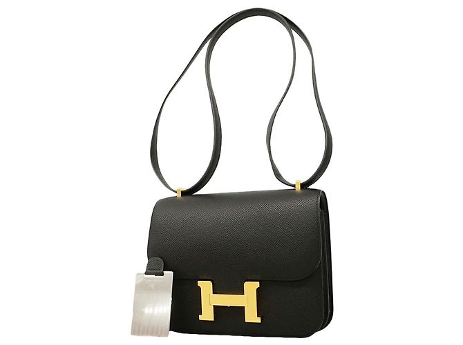 Hermès Borsa a Spalla Hermes Constance 18 Nero 