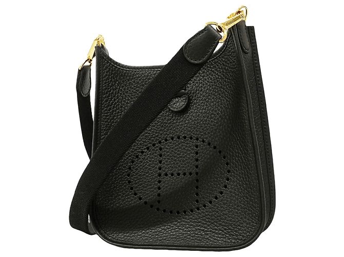 Hermès Borsa a tracolla Hermes Evelyne TPM Nero