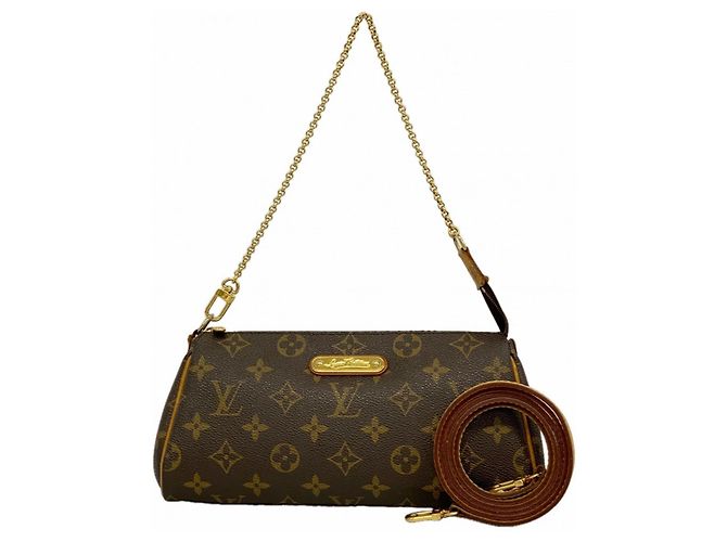 Borsa Louis Vuitton Monogram Eva Marrone