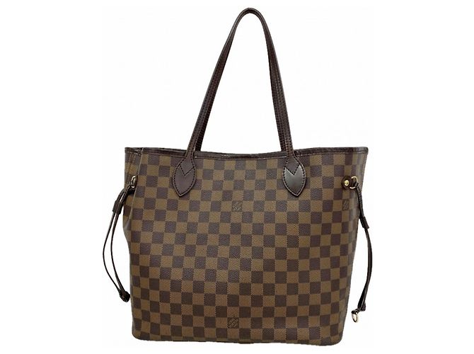 Louis Vuitton Damier Neverfull MM Tote Bag Damier ebene