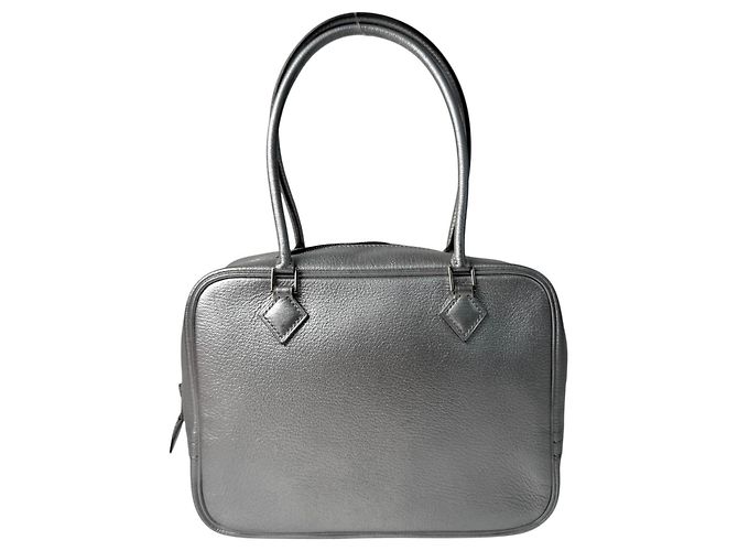 Hermès Borsa Hermes Mini Plume 20 Olympic Limited Edition Argento