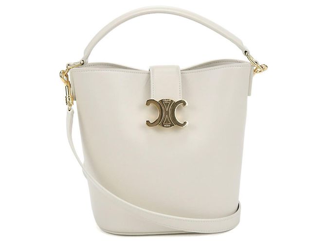 Céline Celine Louise Handtasche Weiß
