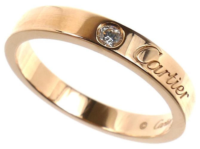 Anillo C de Wedding en oro rosa 18K Cartier