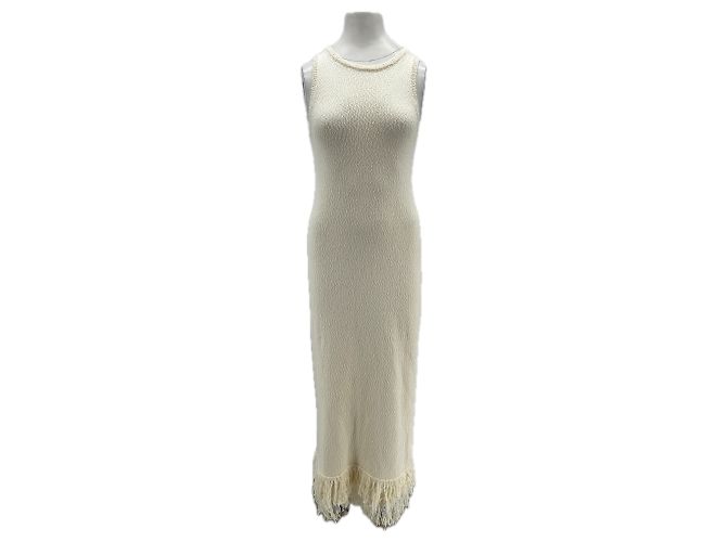 Vestido de algodón beige Edited Talla 36
