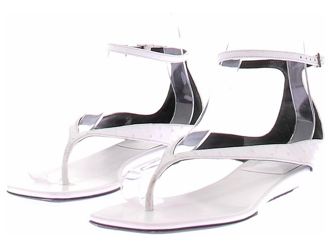 Autre Marque Sandali con listini bianchi Bianco