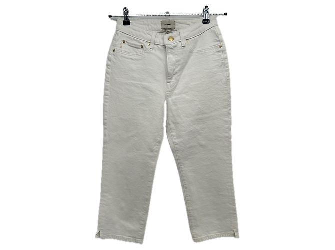 Autre Marque Vaqueros capri blancos DL1961 