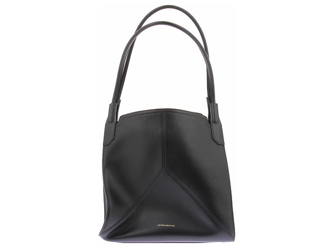 Victoria Beckham Schwarze Lederhandtasche