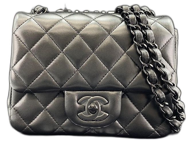 Borsa a Spalla Chanel Mini Matelassé Nero