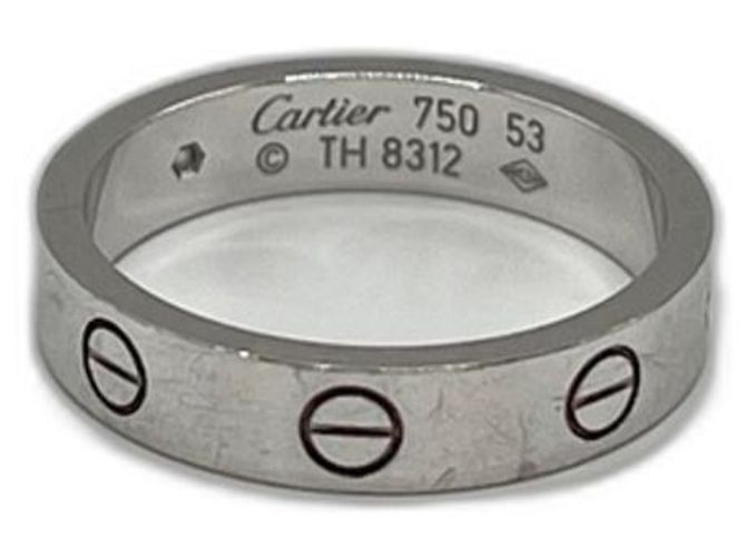 Cartier Love Ring in Silber