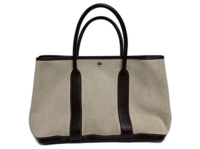 Hermès Borsa Hermes Garden Party Marrone
