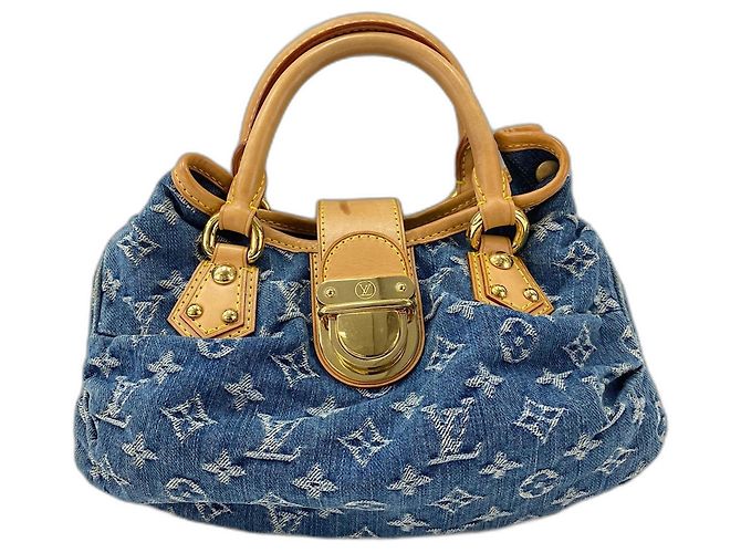 Louis Vuitton Pleaty Handtasche in Blau