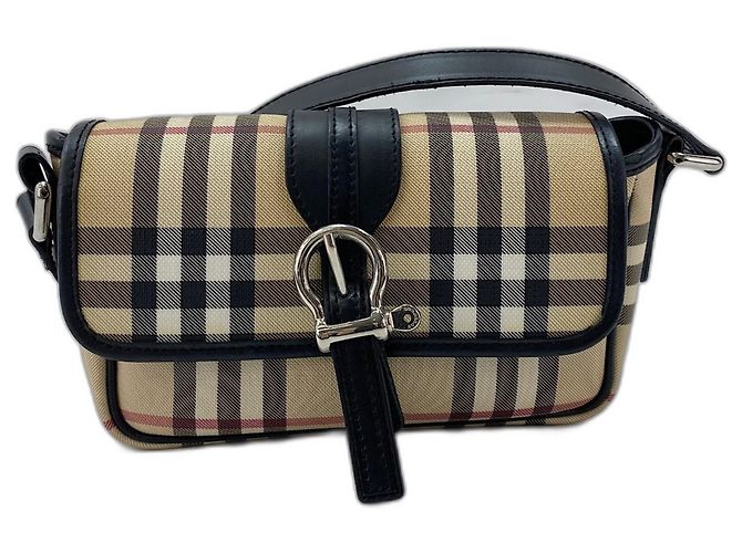 Borsa a Spalla Burberry Nova Check Beige