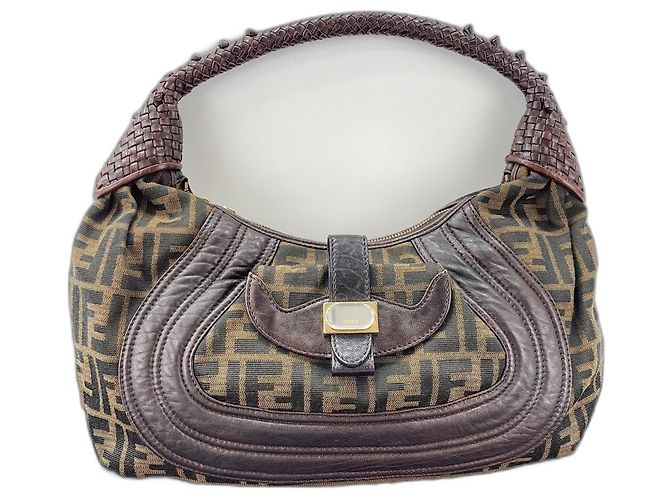 Borsa Fendi Spybag Zucca Marrone