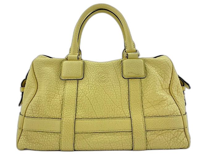 Borsa Loewe Paseo in pelle gialla Giallo
