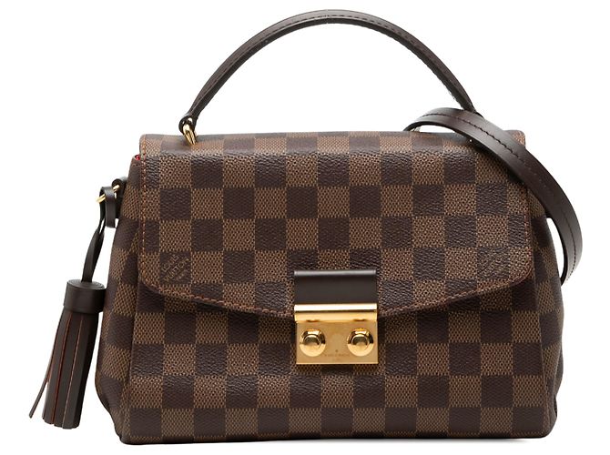 Louis Vuitton Marrone Damier Ebene Croisette