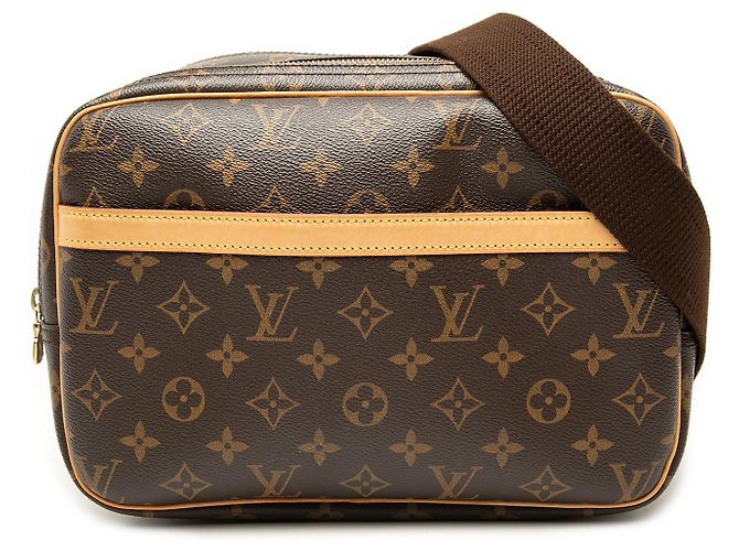 Louis Vuitton Marrom Monogram Reporter PM