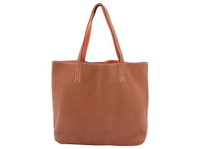 Hermès Brown Clemence Double Sens 36 Marron