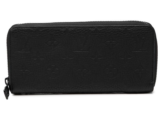 Cartera Zippy Long Monogram Empreinte negra Louis Vuitton Negro