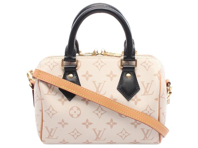 Louis Vuitton Marrom Monogram Dune Speedy Bandouliere 20 Bege