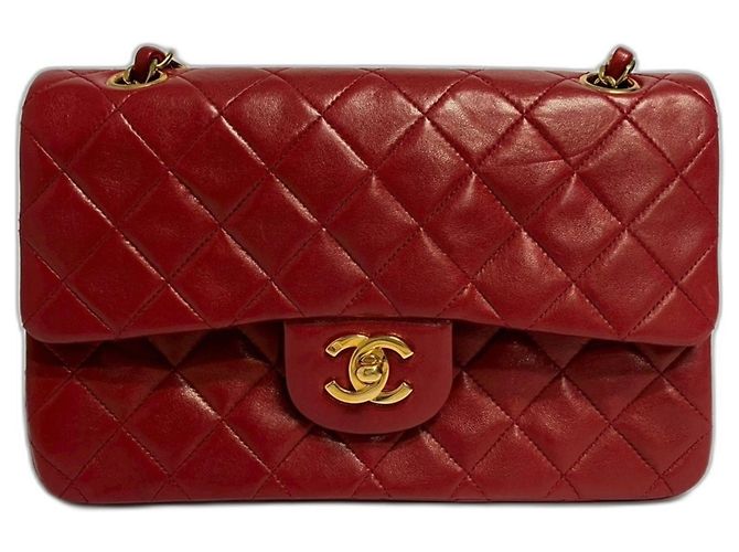 Borsa a Spalla Chanel Matelassé Rossa Rosso