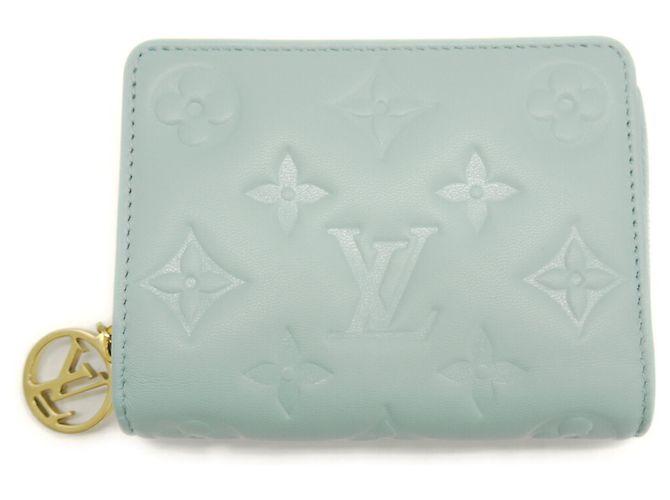 Louis Vuitton Portefeuille Lou Monogram Coussin Bi-fold Wallet Blue