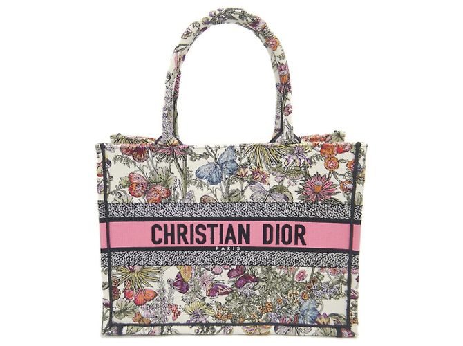 Bolso Book Tote Christian Dior Tamaño Medium Multicolor