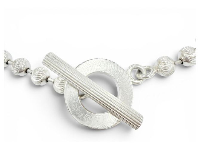 Collar de cadena de bolas en plata 925 Gucci