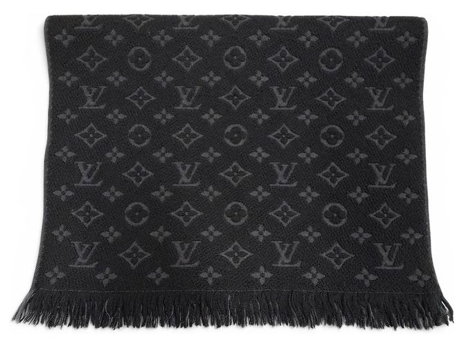 Stola in lana classica Louis Vuitton Nero
