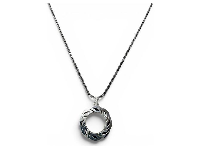 Collana Bottega Veneta 708319 Tide Silver