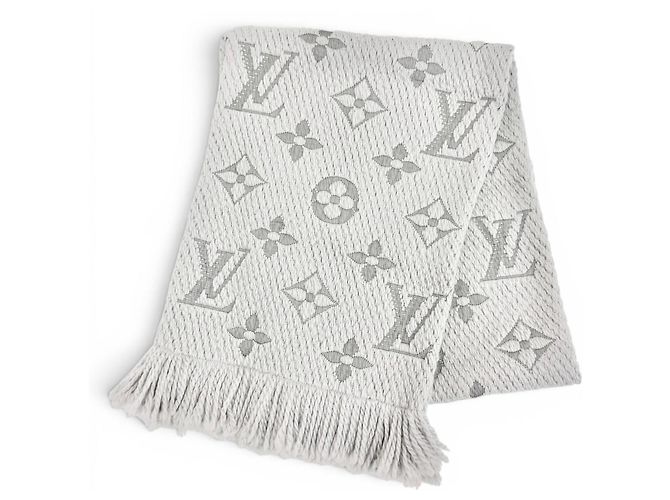 Estola de lã e seda Logomania Louis Vuitton M74742