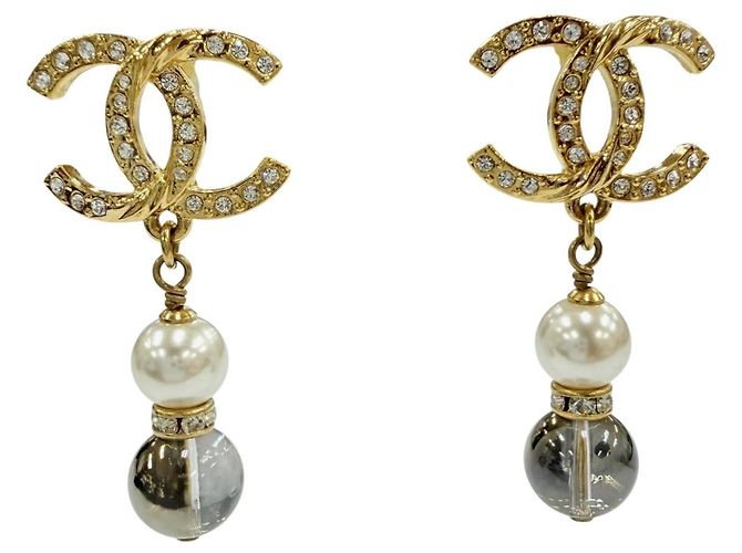 Orecchini Coco Mark Stud A23C Chanel D'oro 