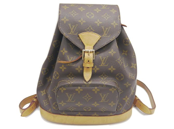 Sac à dos Louis Vuitton Montsouris MM Monogram Marron