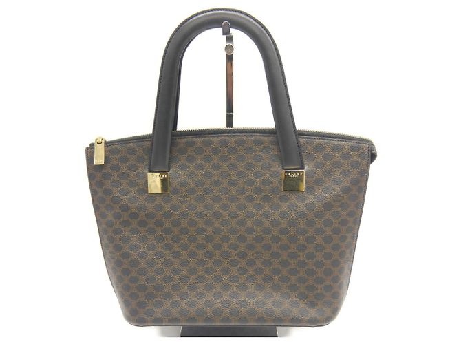 Céline Sac cabas Celine motif Macadam MC97/2 Marron