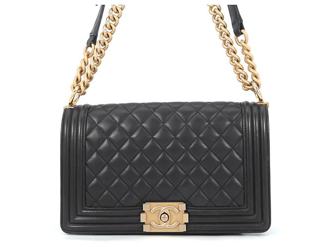 Borsa a Spalla con Catena Chanel Black Nero